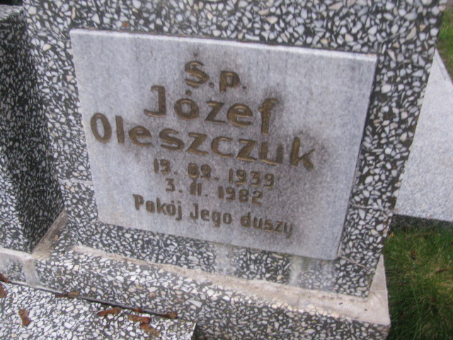 Józef Oleszczuk 1939 Pasłęk - Grobonet - Wyszukiwarka osób pochowanych