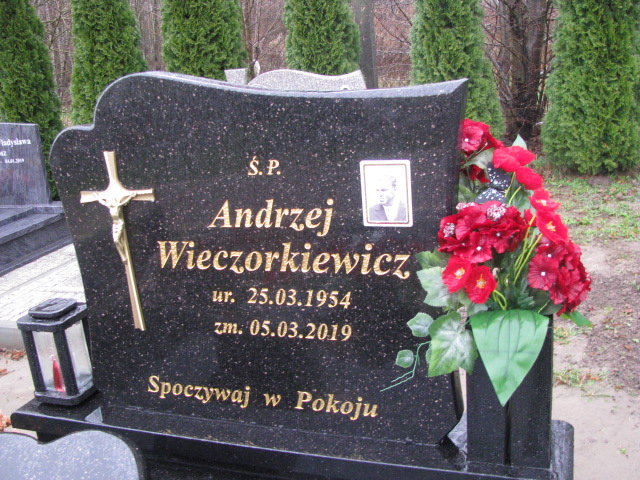 Andrzej Wieczorkiewicz 1954 Pasłęk - Grobonet - Wyszukiwarka osób pochowanych