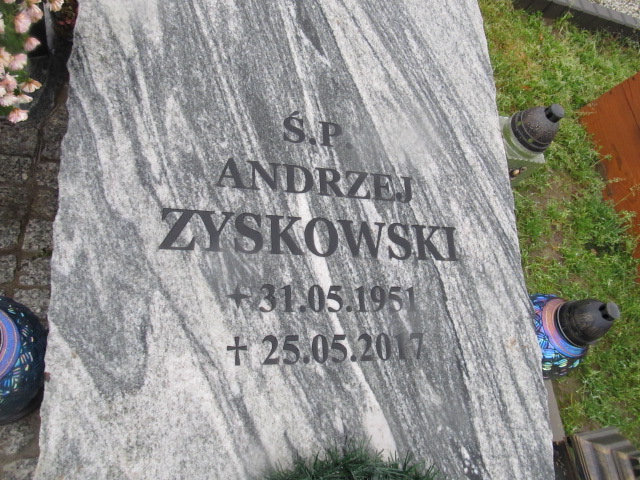 Andrzej Zyskowski 1951 Pasłęk - Grobonet - Wyszukiwarka osób pochowanych