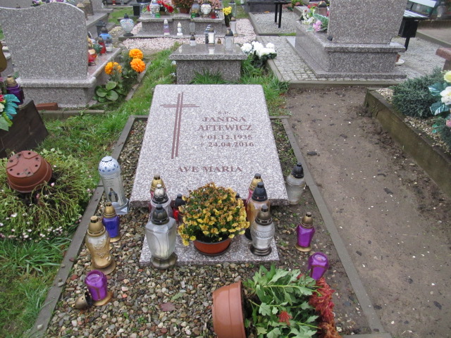 Grób Janina Aftewicz