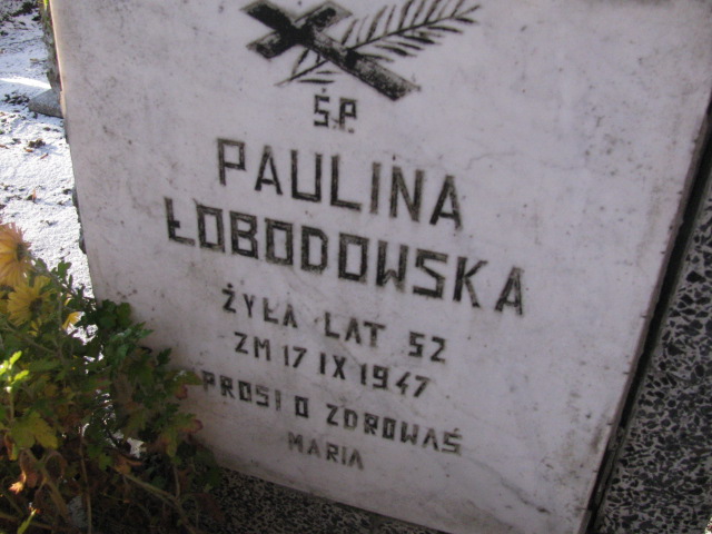 Paulina Łobodowska Pasłęk - Grobonet - Wyszukiwarka osób pochowanych