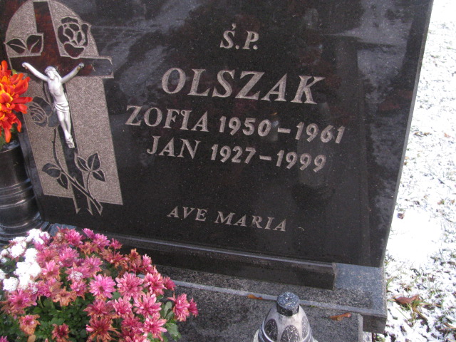 Zofia Olszak 1949 Pasłęk - Grobonet - Wyszukiwarka osób pochowanych
