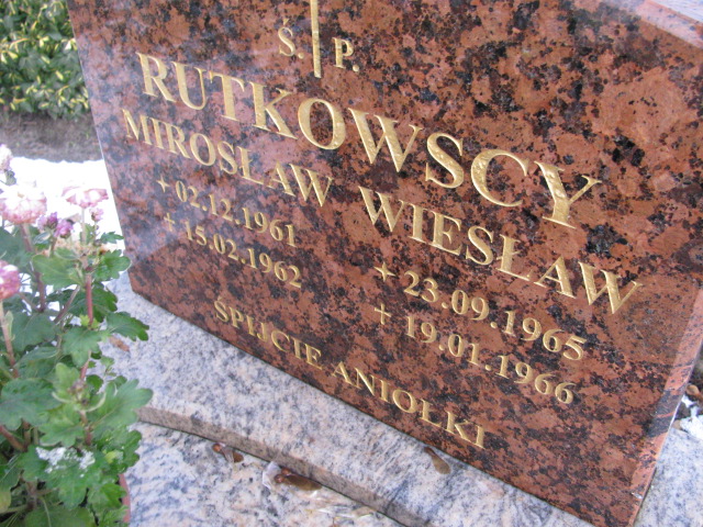 Mirosław Rutkowski 1961 Pasłęk - Grobonet - Wyszukiwarka osób pochowanych
