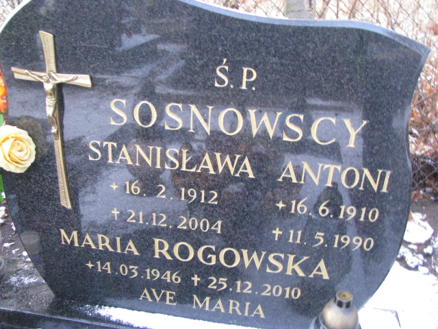 Maria Rogowska 1946 Pasłęk - Grobonet - Wyszukiwarka osób pochowanych